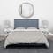 Designart 'Abstract Monochromic Pattern with Contour Leaves' Modern & Contemporary Bedding Set - Duvet Cover & Shams